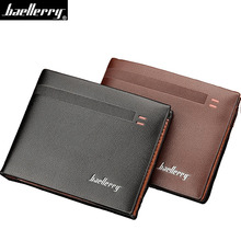 Baellerry Men Wallets High Quality PU leather Fashion Short Mens Purse With Coin Pocket Card Holder Male Clutch Purse cartera 2024 - buy cheap