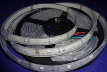 DC12V LED strip 5050 SMD flexible light 30LED/m,5m 150LED,White,warm,Blue,Green,Red,Yellow;RGB;with epoxy resin filled;IP68 2024 - buy cheap