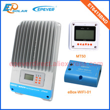 60A 36В 48В управление зарядным устройством солнечные панельные регуляторы ET6415BND + MT50 remter wifi функция приложение подключение использование 60amp 2024 - купить недорого