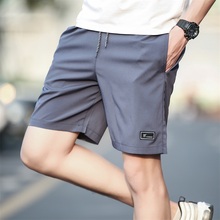 Shorts casual masculino, bermudas fitness com secagem rápida, moda masculina para o verão, musculação, lazer, praia 2024 - compre barato