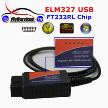 Latest Version IMPORTED FT232RL Chip ELM327 USB Interface OBD2 OBDII USB ELM 327 With ARM Processor Auto Car Diagnostic Tool 2024 - buy cheap