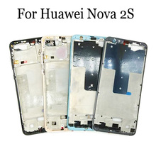 Оригинальный ЖК-держатель для экрана передняя рамка для Huawei Nova 2 S корпус средняя рамка для Huawei Nova 2 S Запасные части для ремонта 2024 - купить недорого