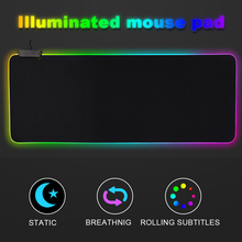 80*30cm Gaming Mouse Pad Gamer Rubber Pad Mousepad RGB Light Lighting Mice Mousepad For Computer PC Notebook Laptop 2024 - buy cheap