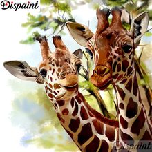 Pintura descartável completa quadrada/broca redonda 5d faça você mesmo pintura "girafa animal" bordado ponto cruz 3d decoração de casa a10652 2024 - compre barato