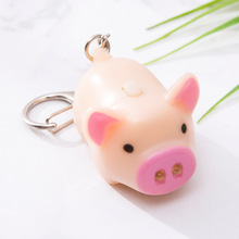 ZOCDOU 1 Piece Cute Shine Pig Pigs Wild Boar Cerdo Lighting Model Small Statue Figurine Crafts Figure Home Ornament Miniatures 2024 - buy cheap