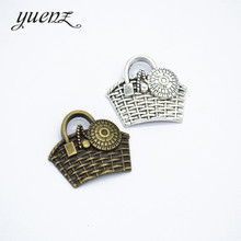 YuenZ 5 pcs Metal Bag Charms Pendants Antique Jewelry Making DIY Handmade Craft 25*22mm J305 2024 - buy cheap