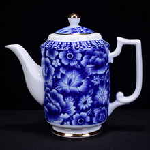 Tetera extragrande de porcelana de Jingdezhen, tetera de cerámica de estilo chino, Kung Fu, té de flores de la tarde, envío gratis 2024 - compra barato