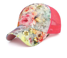 Fashion Women Men Snapback Sunscreen Baseball Caps Casual Floral Adjustable Hip Hop Hat 2024 - buy cheap