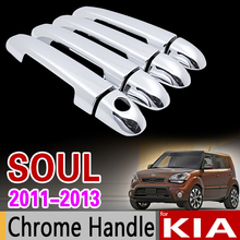 for KIA Soul 2011 2012 2013 Chrome Door Handle Cover Trim Set for Facelift Model Never Rust Car Accessories Stickers Car Styling 2024 - buy cheap