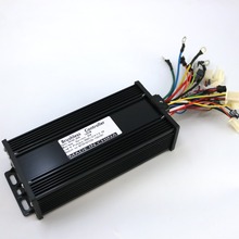 GREENTIME черный корпус 15 Mosfets48/ 60 в 800 Вт/1000 Вт двухрежимный датчик/датчик бесщеточный контроллер двигателя постоянного тока 2024 - купить недорого