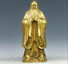 SCY +++1017  Pure bronze statue of Confucius, bronze statue of, home furnishings, office decoration 2024 - buy cheap