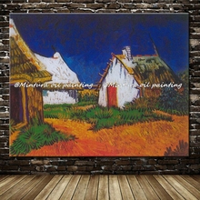 Hihg-reproducción pintada a mano Q. Vincent Van Gogh-pintura al óleo sobre lienzo, decoración de arte de la pared cuadro para el hogar 2024 - compra barato