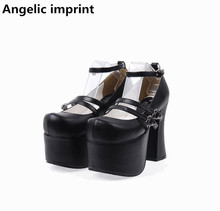 Angelic imprint woman mori girl lolita cosplay shoes lady super high heels pumps women princess dress party shoes 33-47 12.5cm 2024 - buy cheap