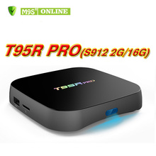 M9S T95R PRO 2G 16G OTT Box Android 7.1 Amlogic S912 Octa core TV Box WiFi 2.4G BT4.0 H.265 4K Media Player VS T95Z T95K 2024 - buy cheap