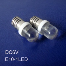 Luz indicadora E10 de 6v, bombilla led E10 de 6,3 V,E10 de 6v, DC6V,E10, 20 unidades por lote, envío gratis 2024 - compra barato