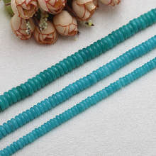 Wholesale 2-10mm Blue Amazonite Color Jades Rondelle Loose Beads15"/38cm,BeadsFor DIY Jewelry Making ! wholesale for all items! 2024 - buy cheap