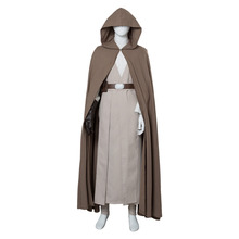 Disfraz de Star Wars 8 para hombre adulto, traje de Luke Skywalker para cosplay, Halloween, Carnaval, capa, disponible 2024 - compra barato