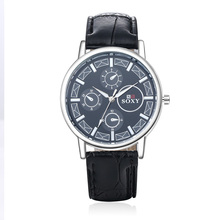 2020 New Fashion Men Luxury Brand Watch SOXY Casual Sport Watches Men Leather Quartz Watch Hombre Hour Relogio Masculino 2024 - buy cheap
