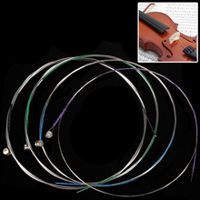 Cordas de violino profissional 4 peças, para tamanhos 4/4 a 1/8, acessórios para instrumentos musicais 2024 - compre barato