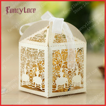 Hot Sale Laser Cutting Indian Style Wedding Favor Candy Boxes Customized Elephant for Paper Wrapper/Party Decoration, 50PCS 2024 - buy cheap