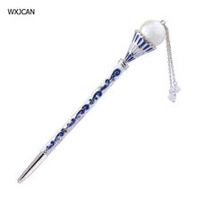 Cloisonne crafts sticks for hair Simulated pearl Rhinestone bridal  accessories Decorations on the head 2024 - buy cheap