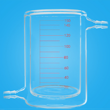 DXY-vaso de vidrio de borosilicato con camisa, vaso de vidrio de borosilicato de doble capa de laboratorio para experimento fotocatalítico, 1 unidad, 50ml a 2000ml 2024 - compra barato