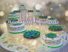 11pcs Wedding Crystal Round Cake Display,Wedding Cake Stand,Wedding Centerpiece 2024 - buy cheap