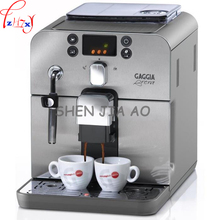 Cafetera italiana automática de acero inoxidable, Máquina Inteligente de café italiano de 220V para negocios/hogar, 1,2l, 1 ud. 2024 - compra barato