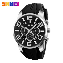 SKMEI Men Quartz Analog Sport Watch Fashion Casual Stop Watch Date Waterproof Men's Clock Outdoor Watches Relogio Masculino 9128 2024 - buy cheap