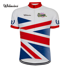 Widewins-Camiseta de ciclismo con bandera del Reino Unido, ropa de equipo profesional inglés nacional, ropa para ejercicio de bicicleta, 802 2024 - compra barato