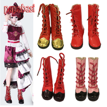 Papabasi 7.8cm PU Leather Dolls Boots For 60cm 16inch 1/3 1/4 Dolls fit BJD SD 60cm dolls Shoes 2024 - buy cheap