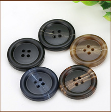DIY Apparel Sewing Button Matte Resin Round 4 holes Flatback Suits Windbreaker Coat Jackets Buttons 100pc/lot 2024 - buy cheap