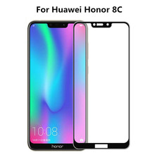 3D Tempered Glass For Huawei Honor 8C Full Cover 9H Protective film Screen Protector For Huawei Honor 8C BKK-AL00 2024 - buy cheap