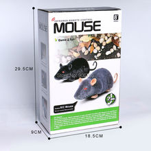 Infrared Remote Control Mouse 11" 2CH  Remote Control Simulation Plush Mouse Mice Kids Toys Gift for Cat Dog Hot Gift Model 2024 - buy cheap