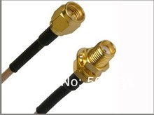 20pcs/lot  SMA Male to SMA Female bulkhead adapter RG316 RF Pigtail cable 30cm 2023 - buy cheap