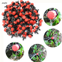 100 Pcs Garden Irrigation Misting Micro Flow Dripper 8 Hole Drip Head 4/7 mm Watering Hose Drip irrigation system IT005 2024 - buy cheap