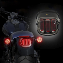 For Fat Boy FXSTB Softail Sportster Road King Electra Glide Road Glide Motorcycle Led Brake Tail Light Smoke 2024 - buy cheap