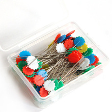 100Pcs/set Patchwork Pins Butterfly Flower Head Pins Needles Sewing Pin With Plastic Box Handwork Craft Tool Sewing Accessories 2024 - buy cheap