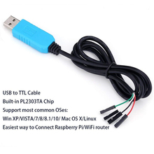 PL2303 TA USB TTL RS232 Последовательный кабель PL2303TA совместим с Win XP/VISTA/7/8/8. 1 лучше, чем pl2303hx 2024 - купить недорого