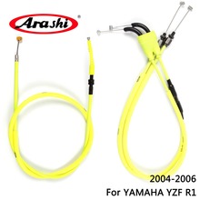 Arashi Motorcycle Throttle Line Clutch Cable Steel Wire Set For YAMAHA YZF R1 2004 2005 2006 YZF R-1 R 1 2024 - buy cheap