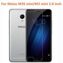 10 unids/lote de vidrio templado Original 9H a prueba de explosión de protección Film Protector de pantalla Meizu M3S mini M3 mini 5,0 pulgadas 2024 - compra barato