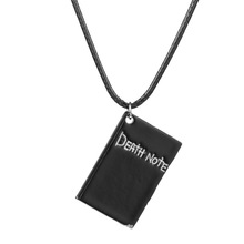 Classic Anime Death Note Necklace Rope Leather Choker Fashion Black Note Book Model Pendant Necklace For Women And Men Accessory 2024 - buy cheap