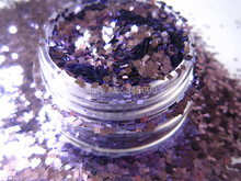 Purple Copper Square Solvent Resistant Glitter Metallic Glitter For Nail Polish, and Nail Art 2024 - buy cheap