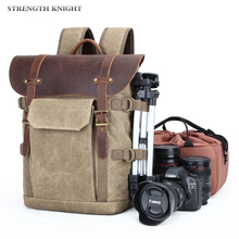 New Canvas Waterproof Photography Bag SLR Camera Backpack Bag Outdoor Wear-resistant Large Camera Photo Backpack Men for Camera 2024 - buy cheap