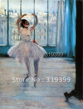 Oil Painting Reproduction,dancer posing ,Free Shipping,100% handmade,ED020 2024 - buy cheap