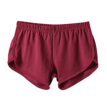 Quick Drying Drawstring Women Shorts Casual Anti Emptied Cotton Contrast Elastic Waist Correndo Short Esportes Home Hot shorts 2024 - buy cheap