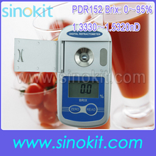 Free Shipping Pocket 0-95% Brix and 1.3330-1.5320nD Hand-held Digital Refractometer - PDR152 2024 - buy cheap