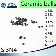 Керамические шарики SIC, 1,588, 2,381, 3, 3,175, 3,969, 4, 4,763, 5, 5,953, 6 ( 10 шт.), прецизионные шарики из карбида кремния G5 2024 - купить недорого