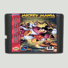 Микки Мания 16 бит MD карточная игра для Sega игры Sega Mega Drive для Genesis 2024 - купить недорого