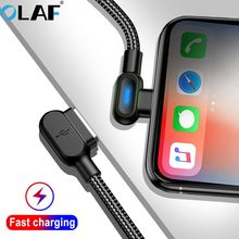 OLAF-Cable microusb de 90 grados, Cable de carga rápida de 1M y 2M, sincronización de datos, Cargador USB para Samsung, Xiaomi, Huawei, HTC, LG, Cables Android 2024 - compra barato